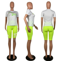 T-shirt and shorts women's two-piece set