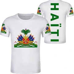 HAITI T Shirt Photo Clothes Print Tshirts Logo Respirant 3D 4XL 5XL