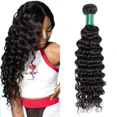Human Hair Bundles Deep Wave Hair Bundles