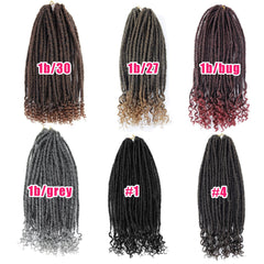 Goddess Hair Locs Crochet Braids 18inch Soft Dreads