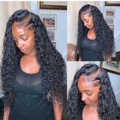 Deep Wave Wigs For Black Women Natural Hairline