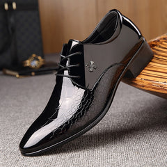Leather men's shoes Classic