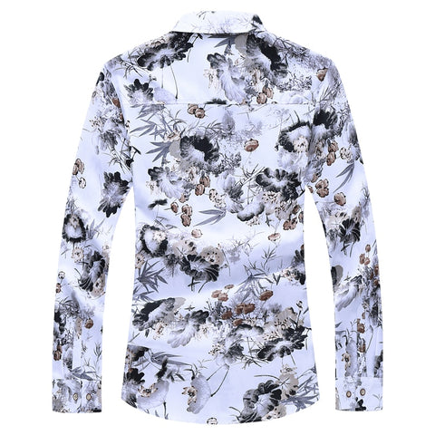 Hawaiian Beach Casual Floral Shirt For Man