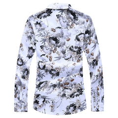 Hawaiian Beach Casual Floral Shirt For Man