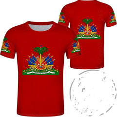 HAITI T Shirt Photo Clothes Print Tshirts Logo Respirant 3D 4XL 5XL