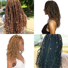 Goddess Hair Locs Crochet Braids 18inch Soft Dreads