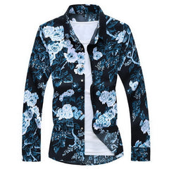 Hawaiian Beach Casual Floral Shirt For Man
