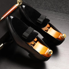 New Men Dress Shoes Shadow Patent