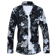 Hawaiian Beach Casual Floral Shirt For Man