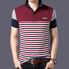 Brand Fashion Polo Shirts Short Sleeve Men