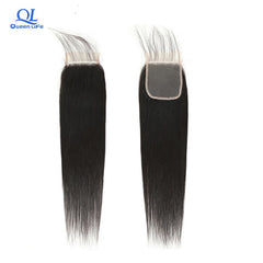 Human Hair Bundles With 5x5 Closure Brazilian