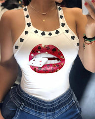Backless Bowknot Design Sporty