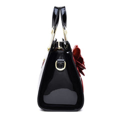 New fashion trend top handle bag patent leather women's