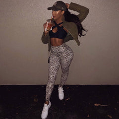 New Workout Leggings Women Sexy High Waist