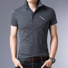 Brand Fashion Polo Shirts Short Sleeve Men