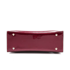 Luxury Patent Leather Handbags Vintage Female