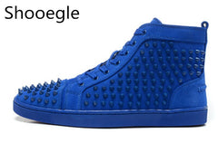 Men Spike Stud leather casual shoes