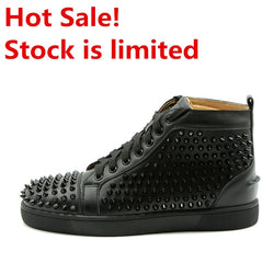 Men Spike Stud leather casual shoes