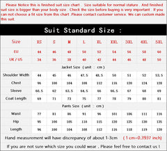 2 pieces Blue Formal Men