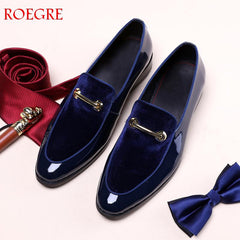 New Men Dress Shoes Shadow Patent