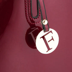 Luxury Patent Leather Handbags Vintage Female