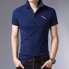 Brand Fashion Polo Shirts Short Sleeve Men