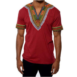 Fashion Mens African Clothes Tops Tee Shirt