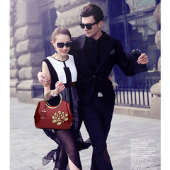 2021 High quality patent leather handbag