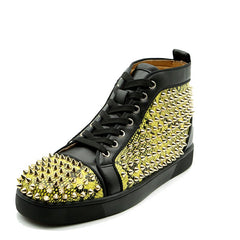 Customized Men Sneakers Shoes High Top Rivet
