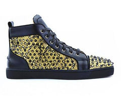 Men Spike Stud leather casual shoes