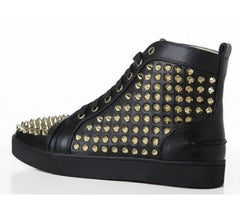 Men Spike Stud leather casual shoes