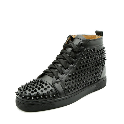 Men Spike Stud leather casual shoes