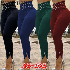 Women High Waist Skinny Stretchy