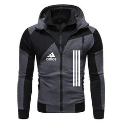 Men 2 Pieces Sets Winter Jacket Casual Zipper