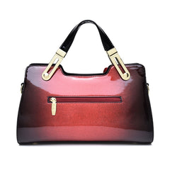 New fashion trend top handle bag patent leather women's