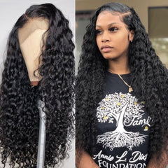 Deep Wave Wigs For Black Women Natural Hairline