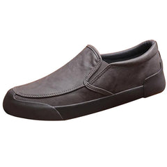 NewFashion Leather Men Shoes Casual Flat Men