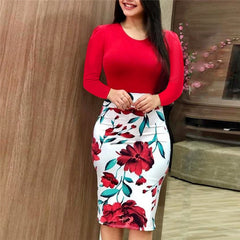 4XL 5XL Plus Size Women Dress