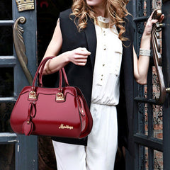 Luxury Designer Brand Patent Leather