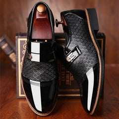 Men's shoes Leather Embossing Classic