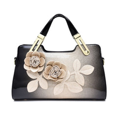New fashion trend top handle bag patent leather women's
