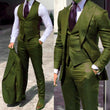 Tuxedos Suits Slim Fit Bridegroom For Men 3 Pieces