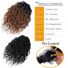 Locs Crochet Braid Hair Bohemian