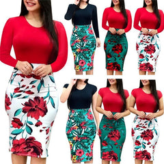 4XL 5XL Plus Size Women Dress