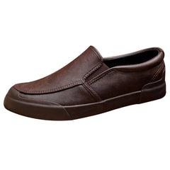 NewFashion Leather Men Shoes Casual Flat Men