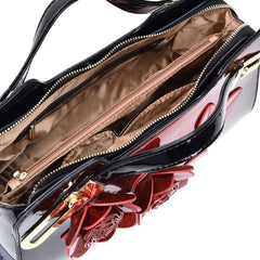 New fashion trend top handle bag patent leather women's