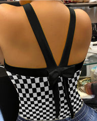 Backless Bowknot Design Sporty