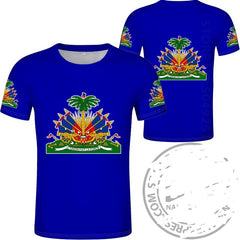 HAITI T Shirt Photo Clothes Print Tshirts Logo Respirant 3D 4XL 5XL