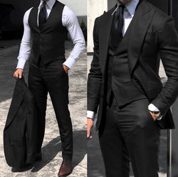 Tuxedos Suits Slim Fit Bridegroom For Men 3 Pieces