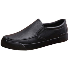 NewFashion Leather Men Shoes Casual Flat Men